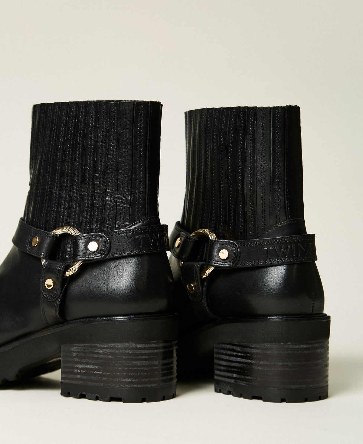 TWINSET Biker Donna 262TCP062 Nero