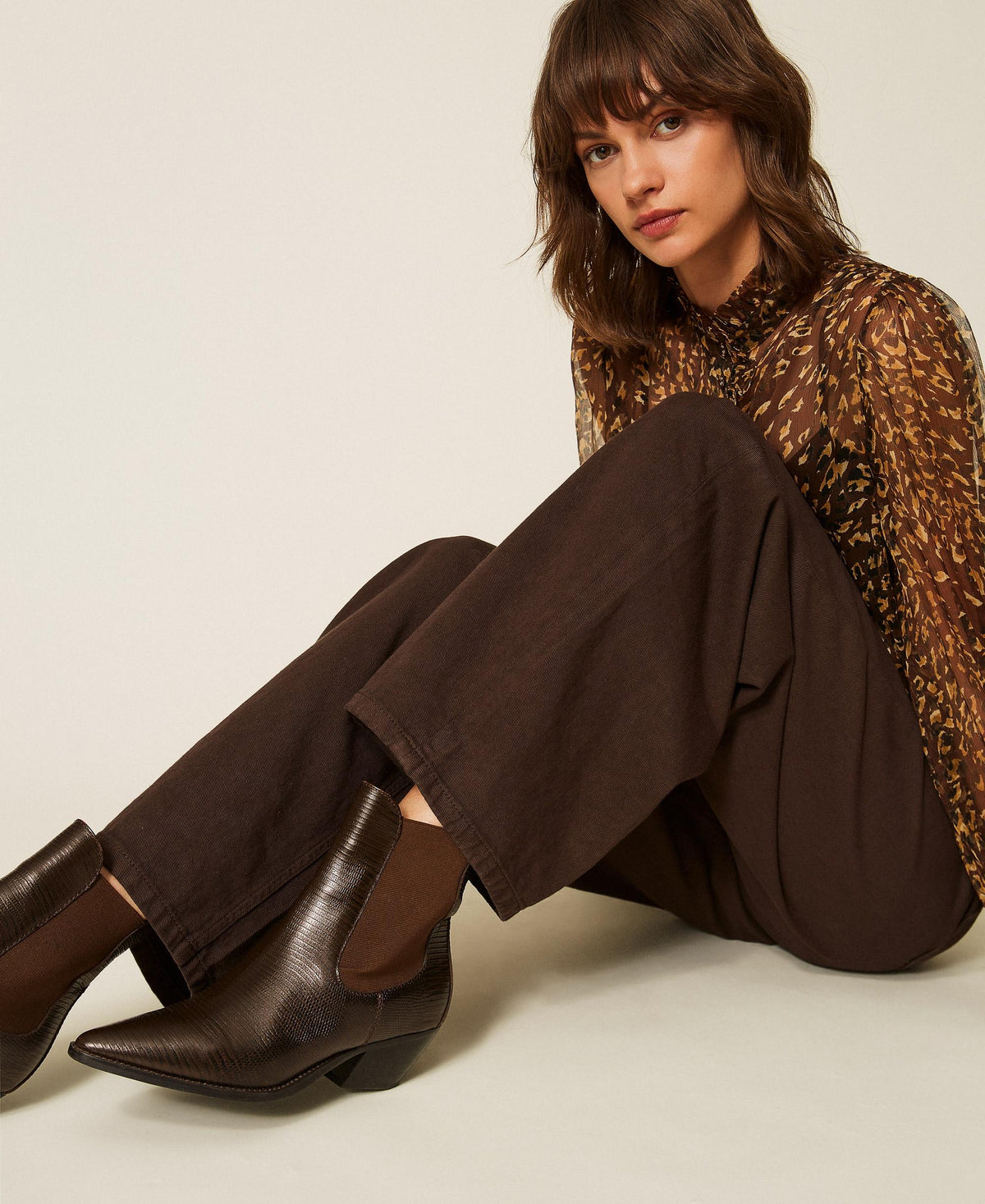 TWINSET Tronchetto Donna 262TCP122 Darkness Brown