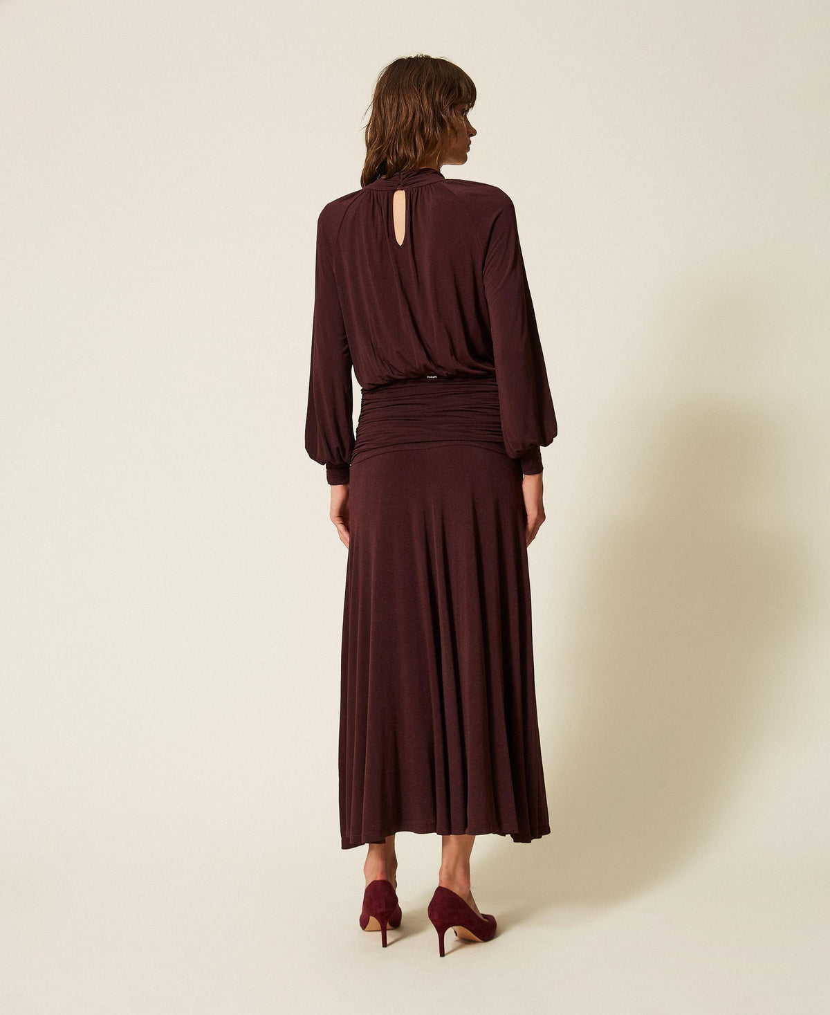 TWINSET Abito lungo con drappeggi
262TF2061 Winetasting