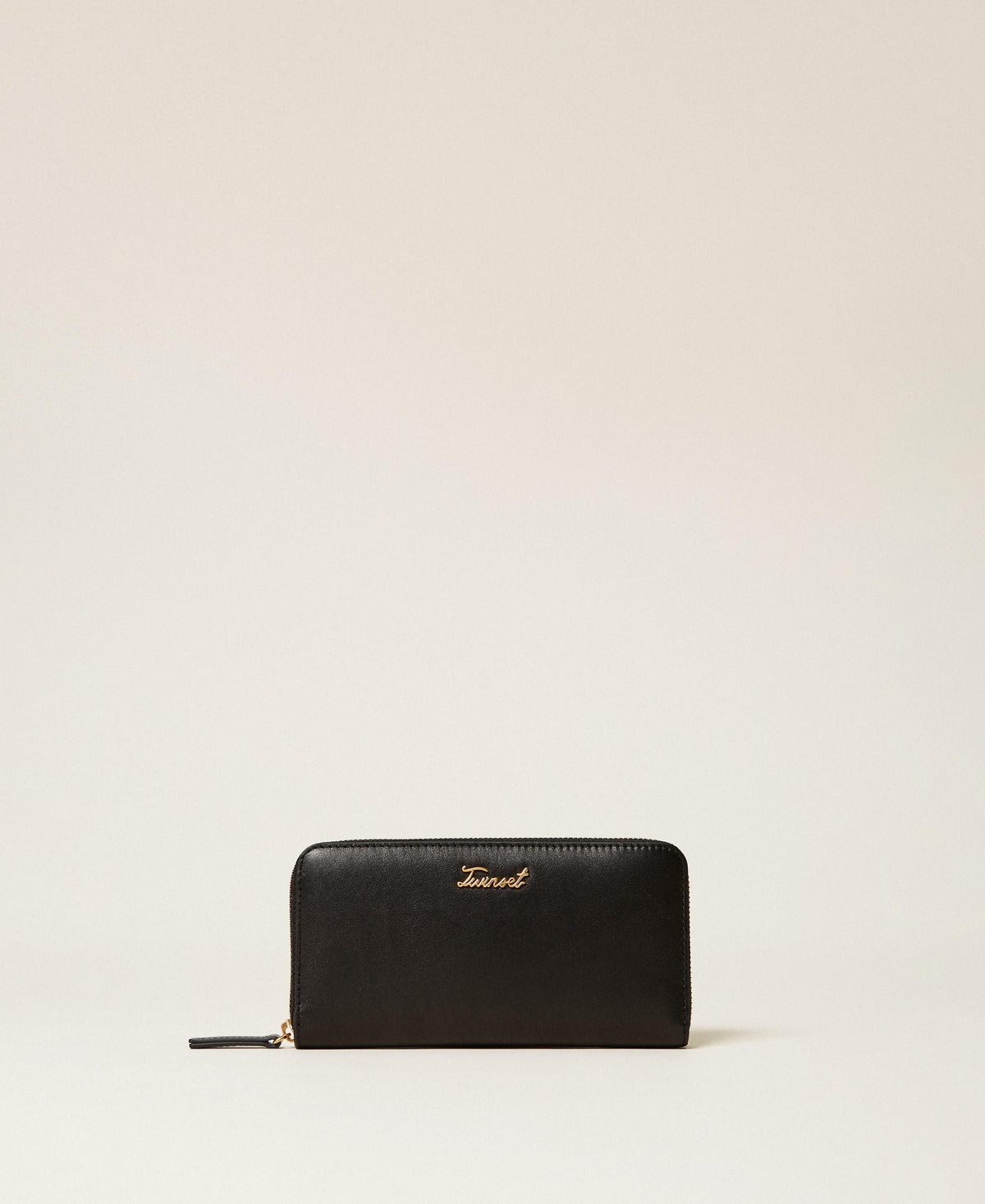TWINSET Portafogli Zip Around 262TH7030 Nero