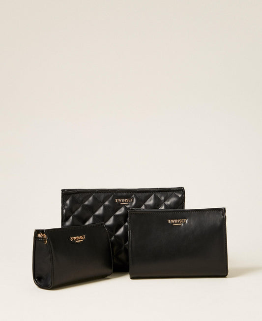 TWINSET Borsa Set Beauty 262TH7042 Nero