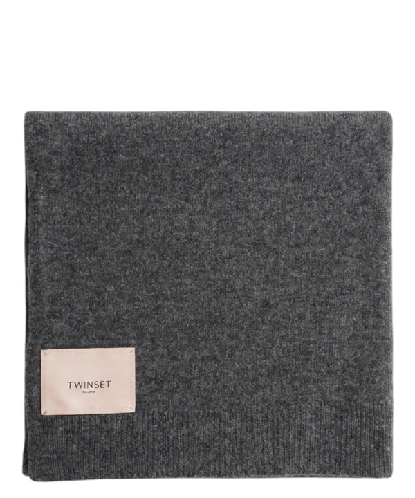 TWINSET Stola jacquard  262TO5580 Antracite Melange