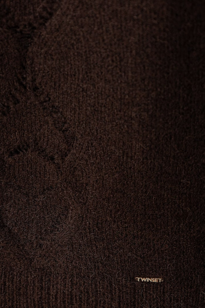 TWINSET Sciarpa Donna 262TO5621 Darkness Brown