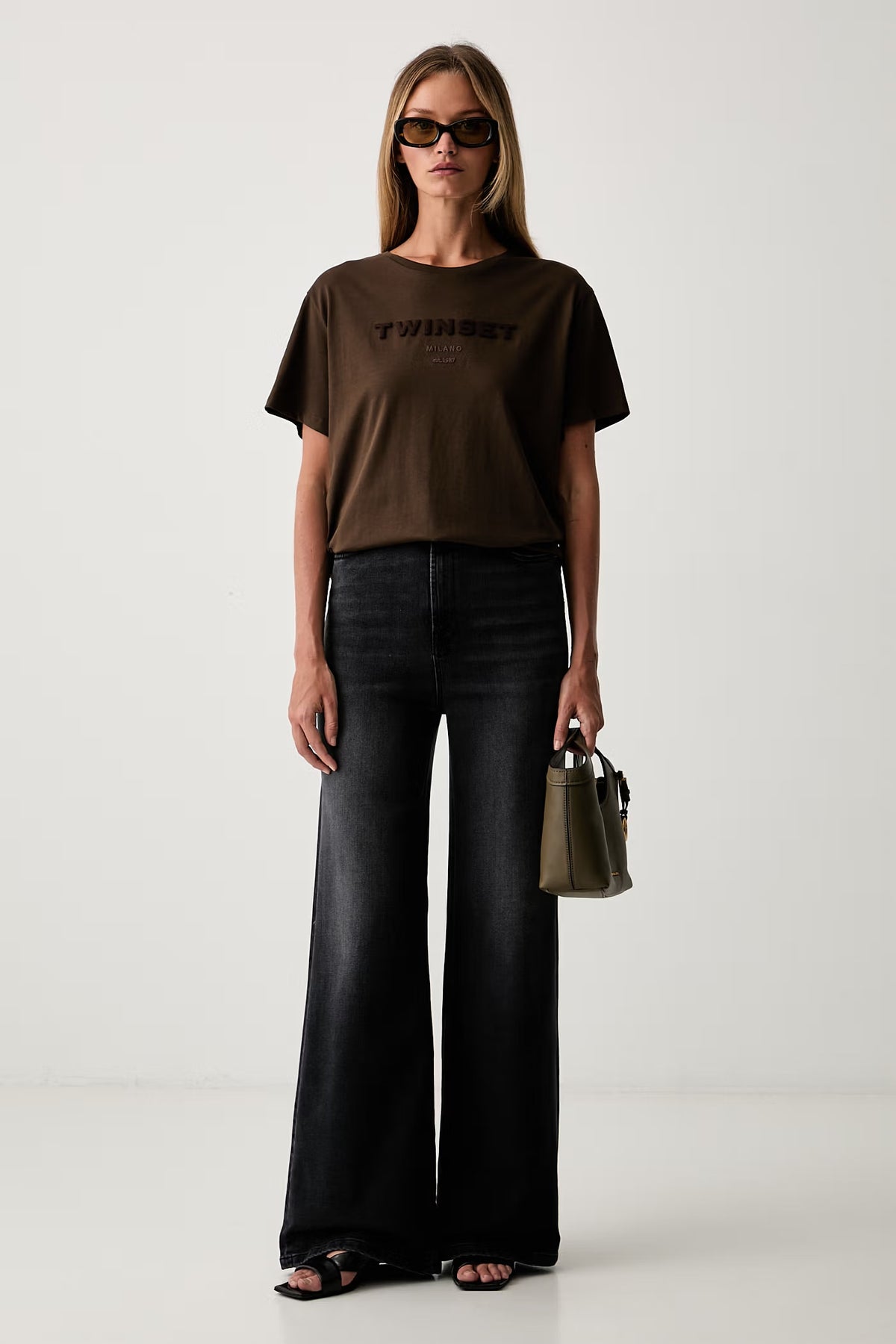 TWINSET Pantaloni in jeans 262TP2561 Denim Nero