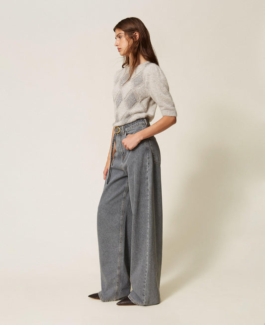 TWINSETJeans balloon cinque tasche
 262TT2391 Denim Grigio