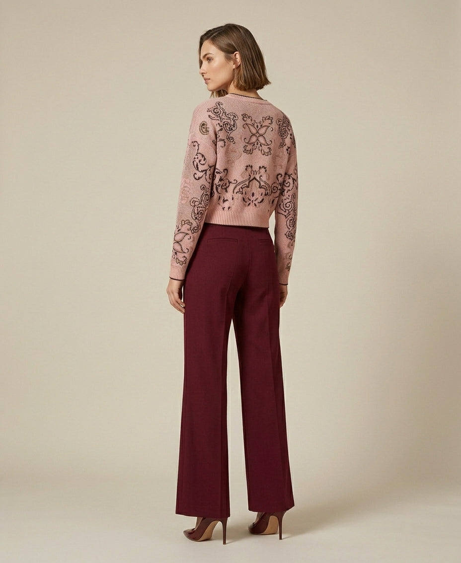 TWINSET Pantaloni 262TT2421 Bordeaux