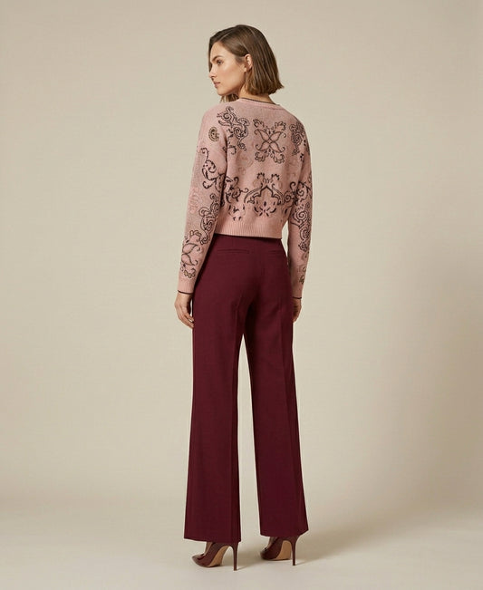 TWINSET Pantaloni 262TT2421 Bordeaux
