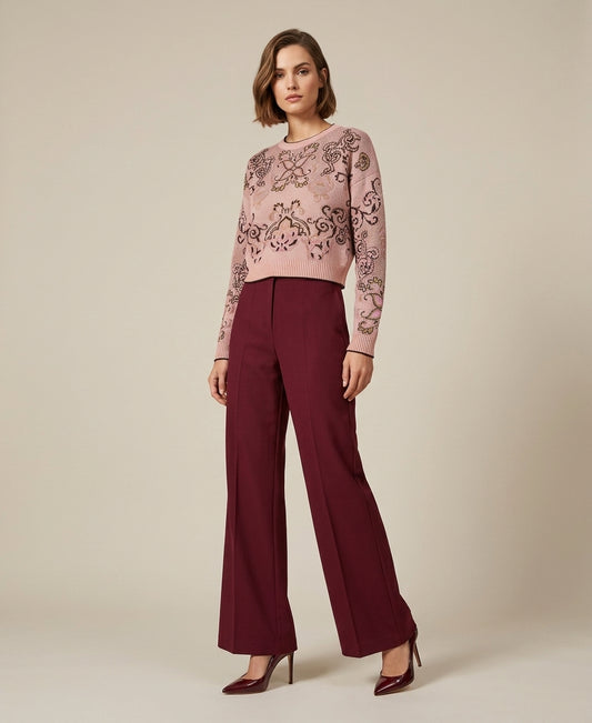 TWINSET Pantaloni 262TT2421 Bordeaux