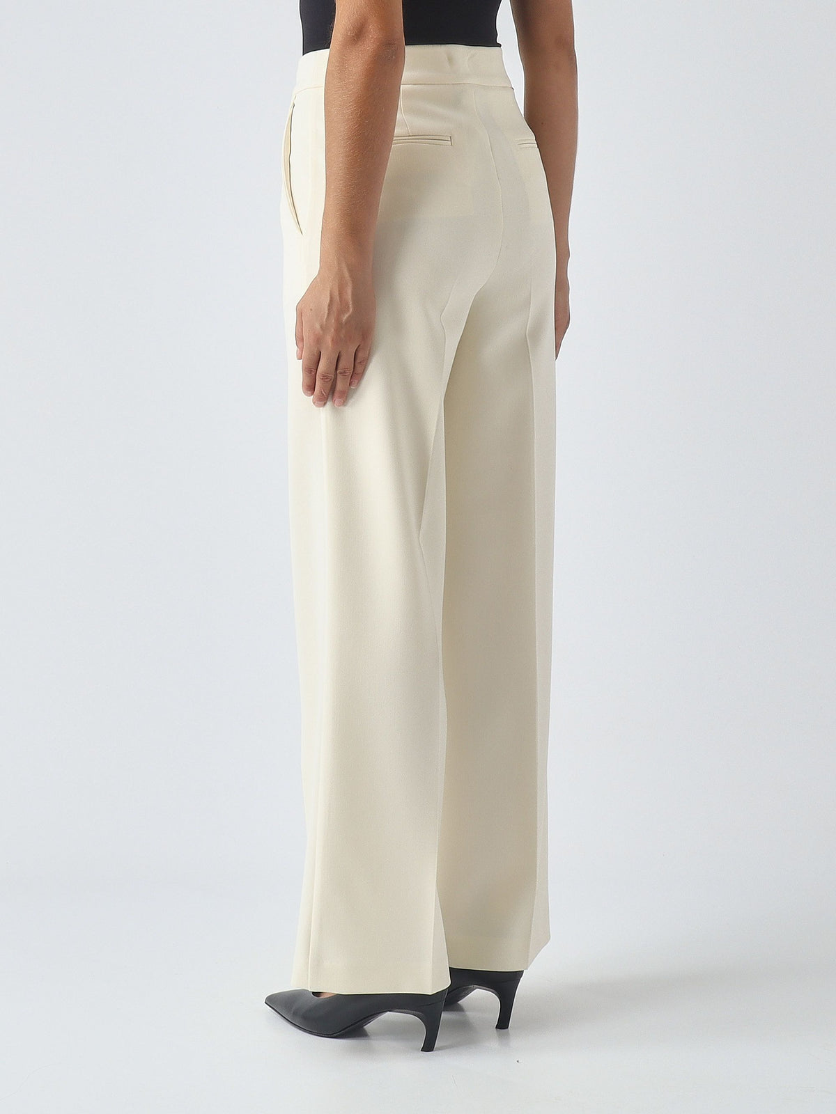 TWINSET Pantaloni dritti in crêpe 262TT2423 Madreperla