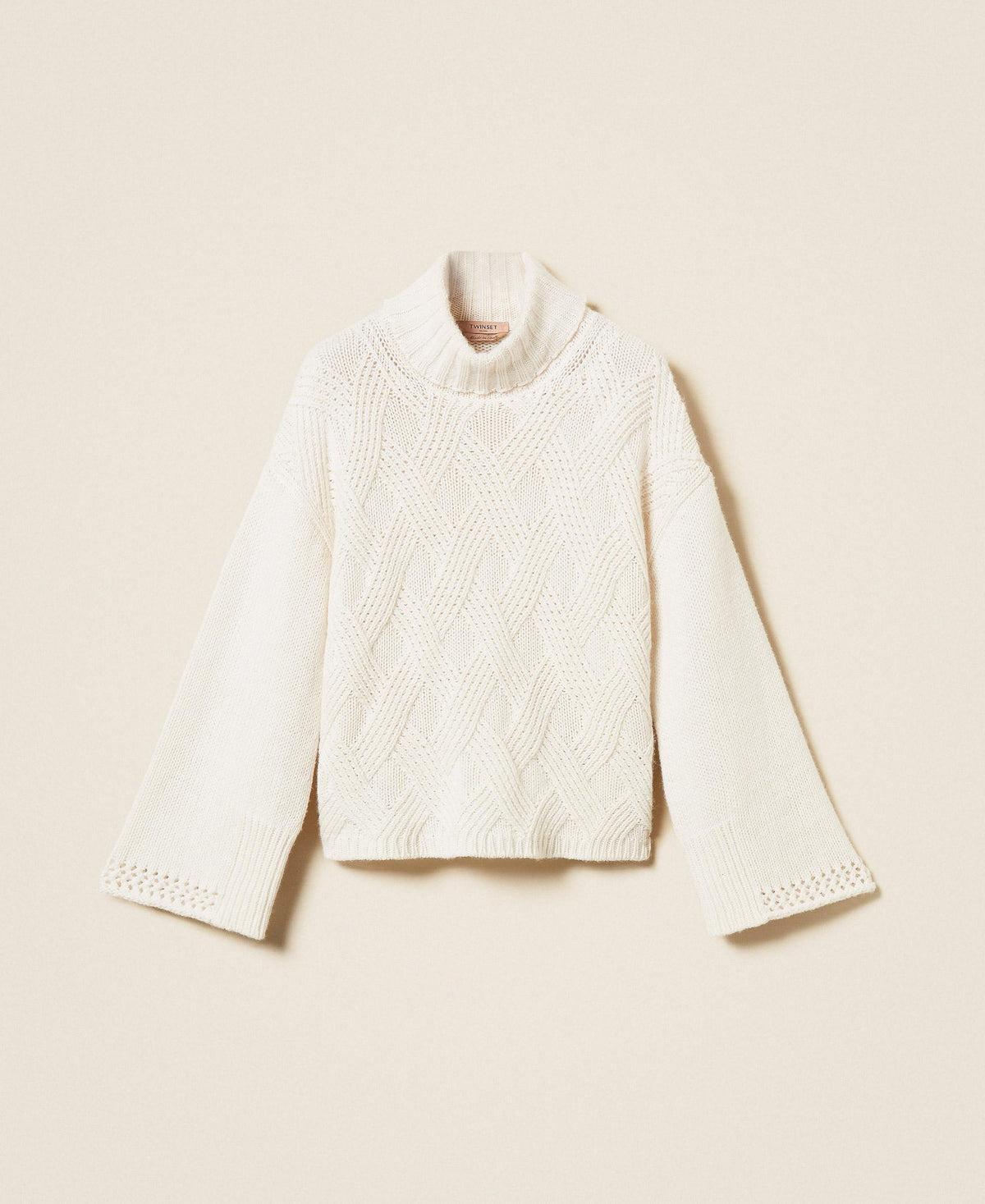 TWINSET Maglia dolcevita con intrecci
 262TT3353 Neve