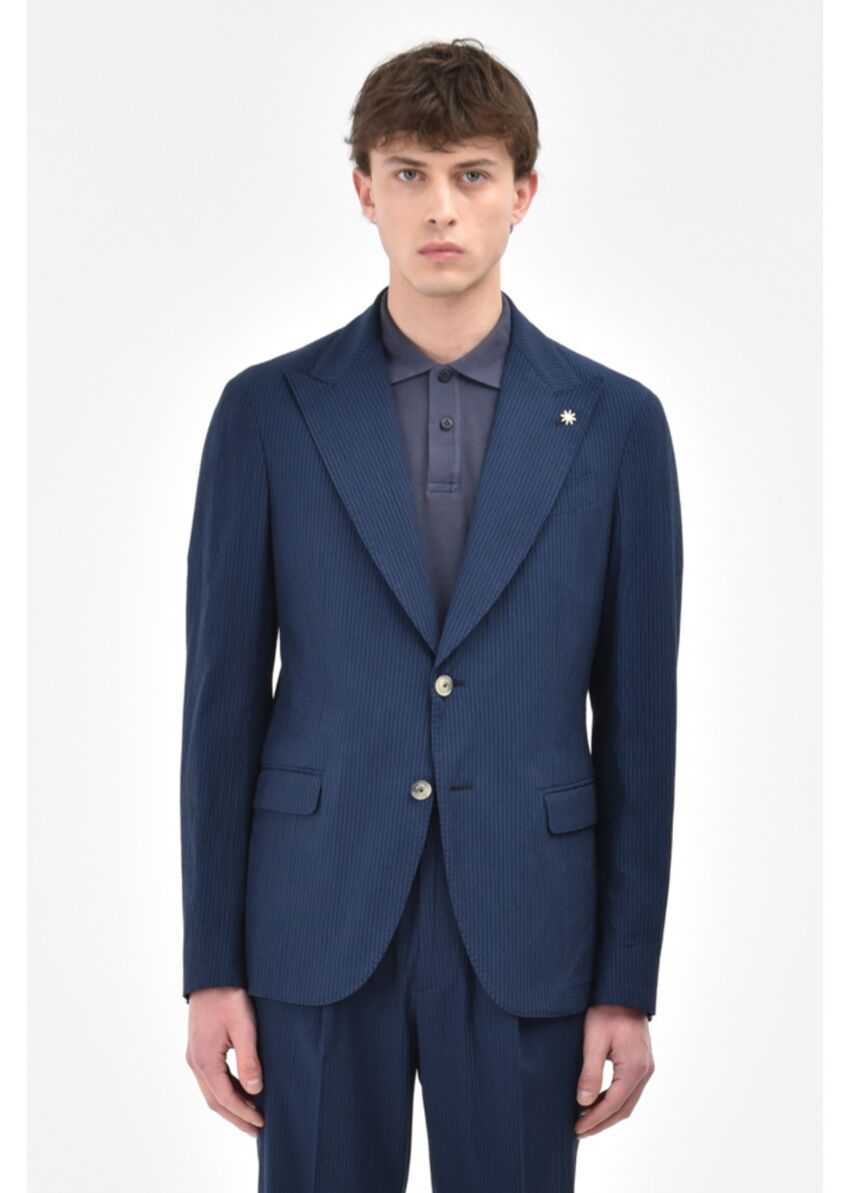 MANUEL RITZ Giacca Uomo 3432G2748 233303 Blue 89