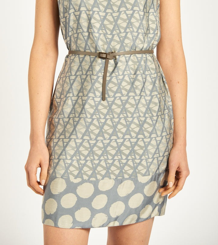 ALESSIA SANTI Completo Abito + Cintura 511SD15082 Polvere Grey