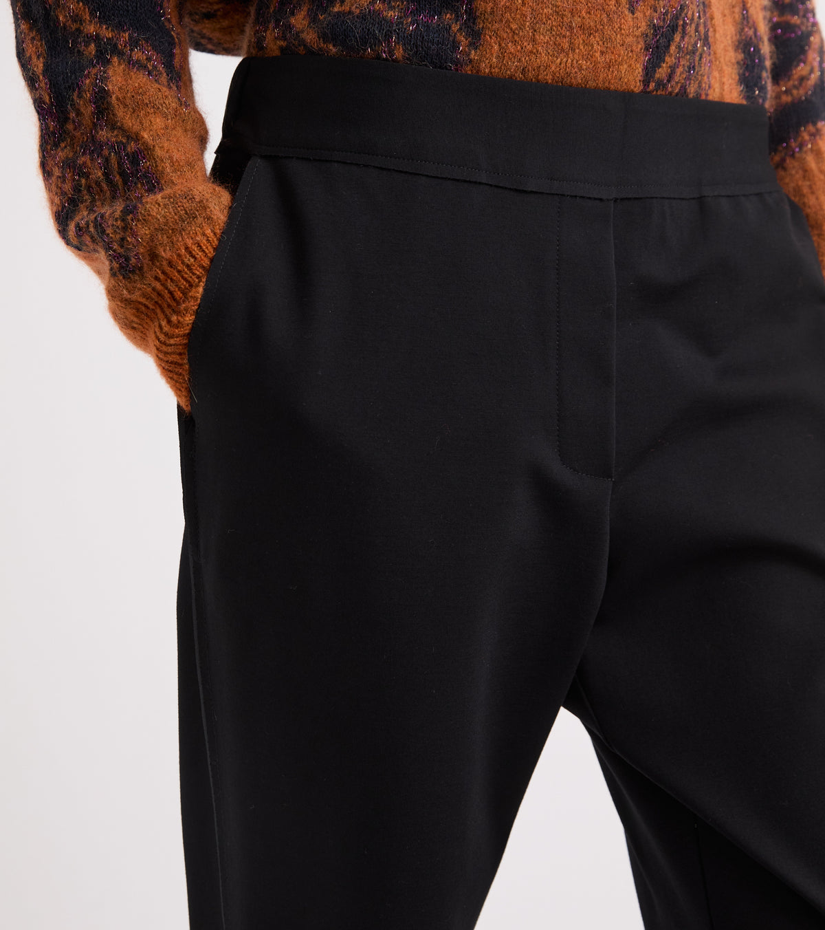 ALESSIA SANTI Pantaloni stretch con tasche 621SD25013 Nero