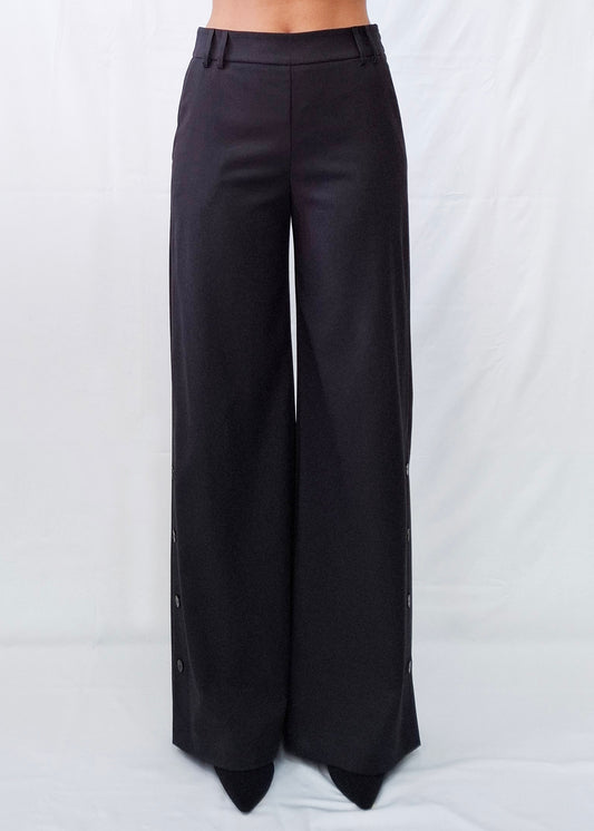 ALESSIA SANTI Pantaloni Bottoni laterali 621SD25029 Lavagna