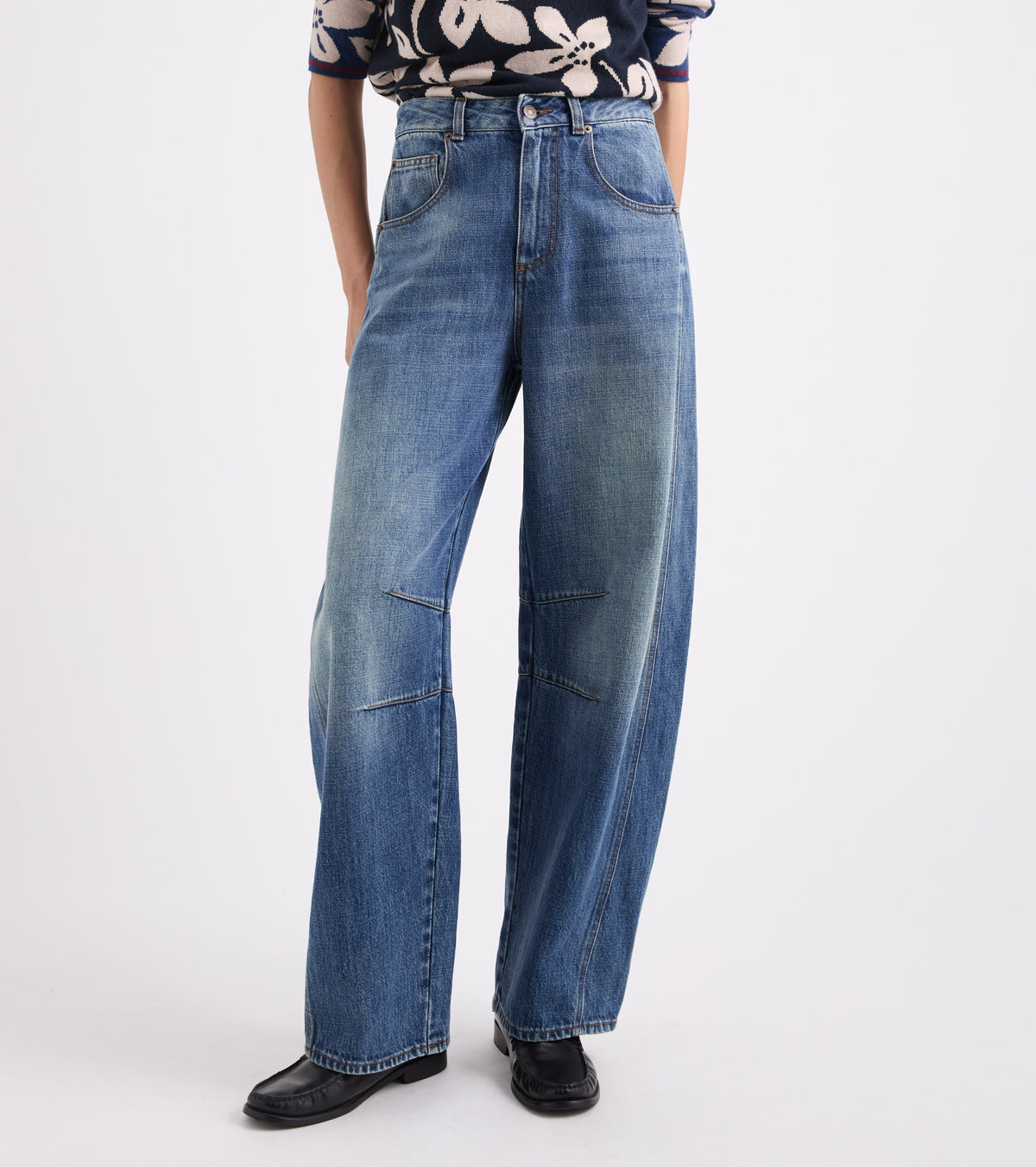 ALESSIA SANTI Jeans  Pantaloni wide leg  621SD26014 Unico