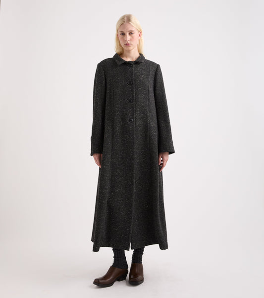 ALESSIA SANTI Cappotto con collo a camicia 621SD35061 Lavagna Nero