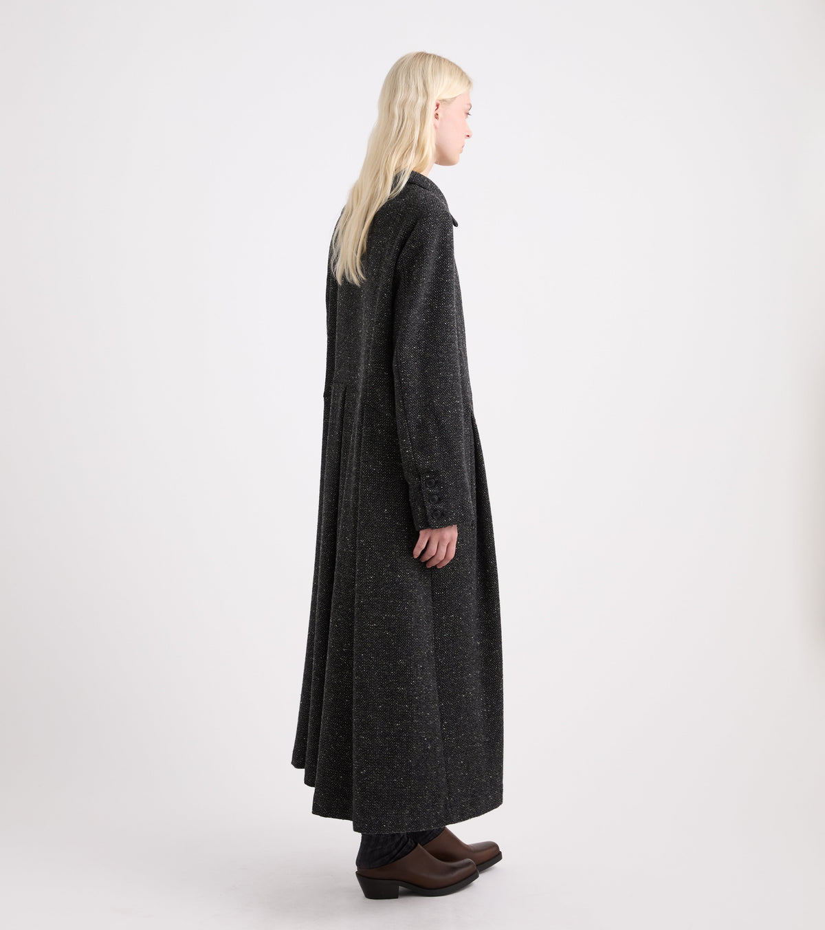ALESSIA SANTI Cappotto con collo a camicia 621SD35061 Lavagna Nero