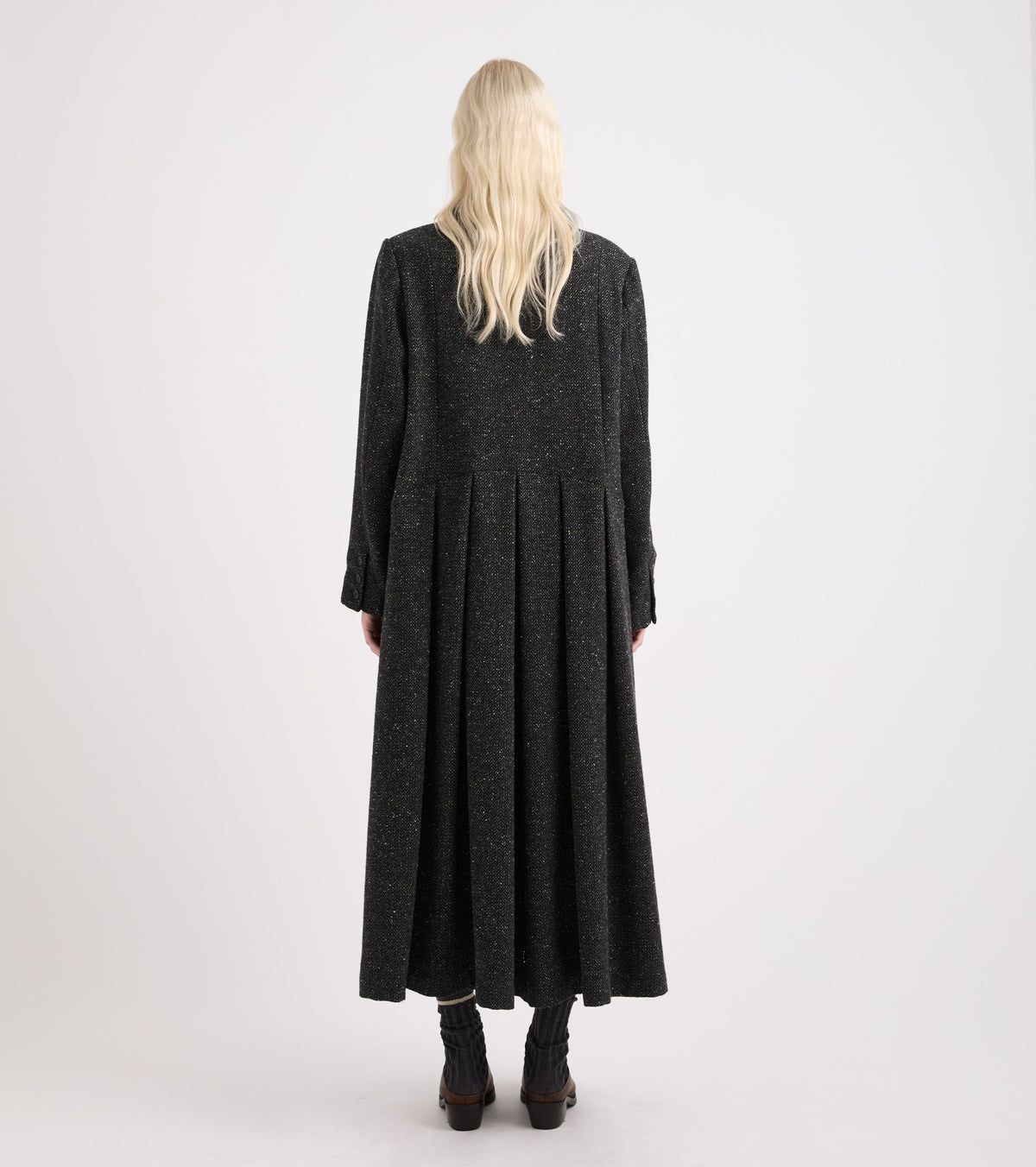 ALESSIA SANTI Cappotto con collo a camicia 621SD35061 Lavagna Nero