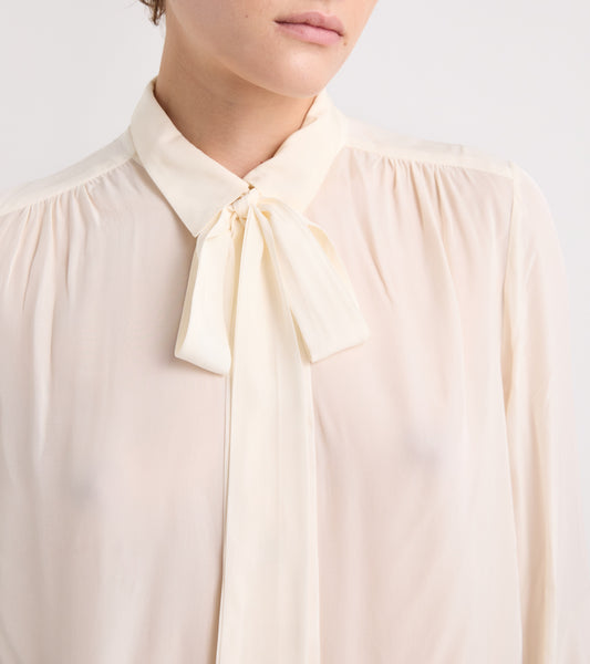 ALESSIA SANTI Camicia in viscosa con maniche lunghe 621SD45012 Papiro