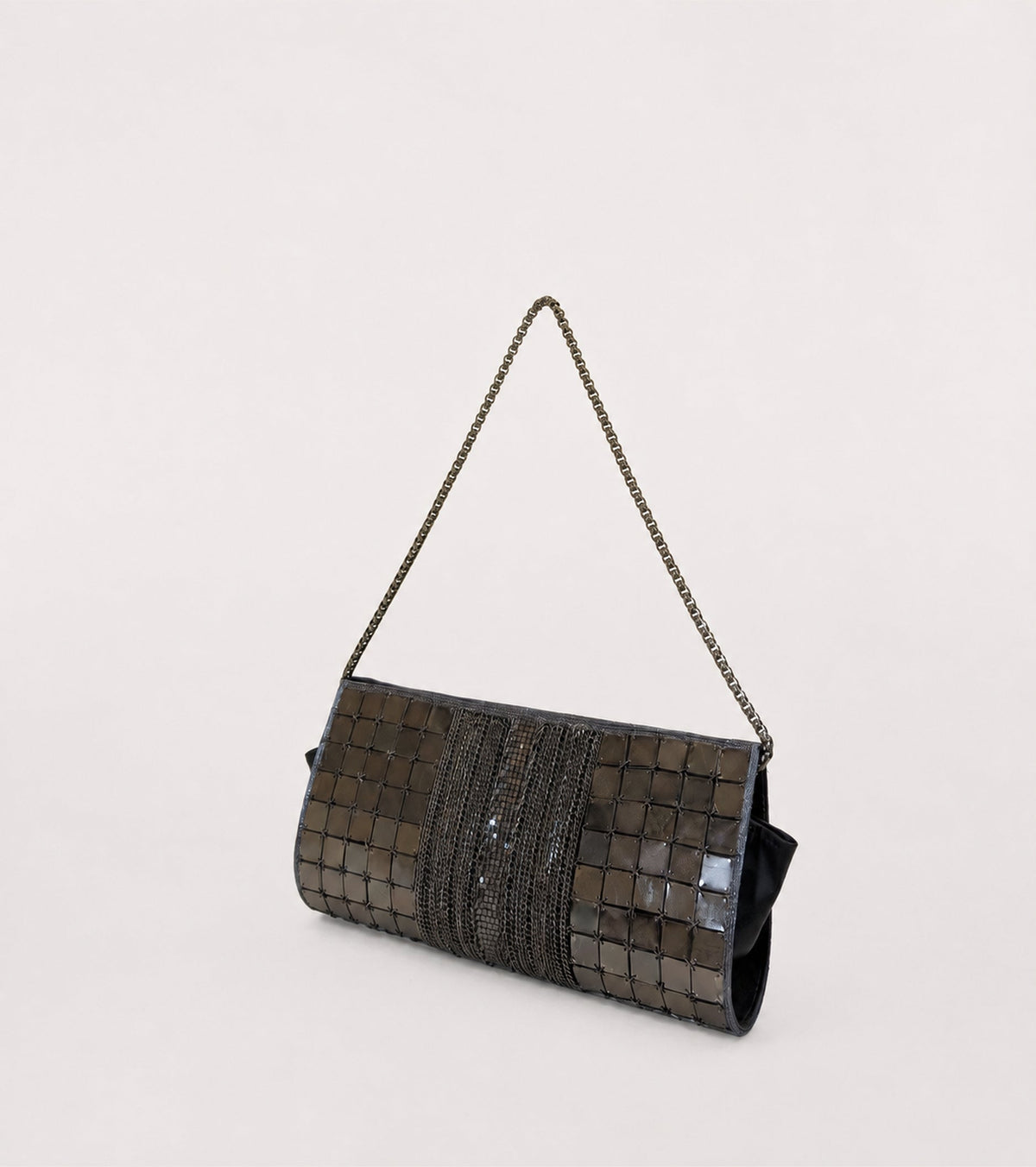 ALESSIA SANTI Borsa a spalla con applicazioni in metallo 621SD90027 Canna di Fucile
