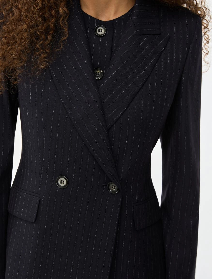 I BLUES IBLIDONEO Pinstripe Blue Jacket