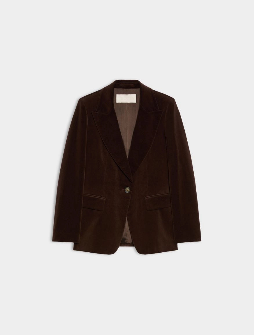 I BLUES Giacca Blazer Donna Velluto IBLVANESIO Marrone