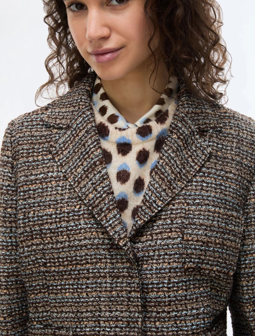 I BLUES Blazer Donna in stuoia IBLROMANA Marrone