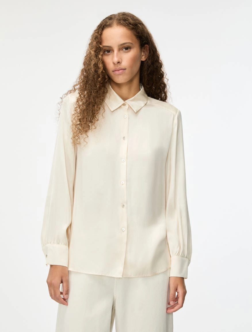 I BLUES Camicia in Raso IBLSALICE Avorio