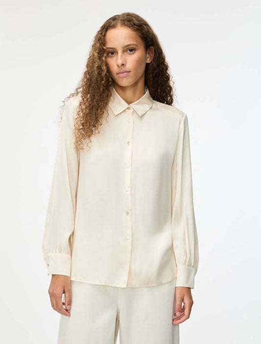 I BLUES Camicia in Raso IBLSALICE Avorio
