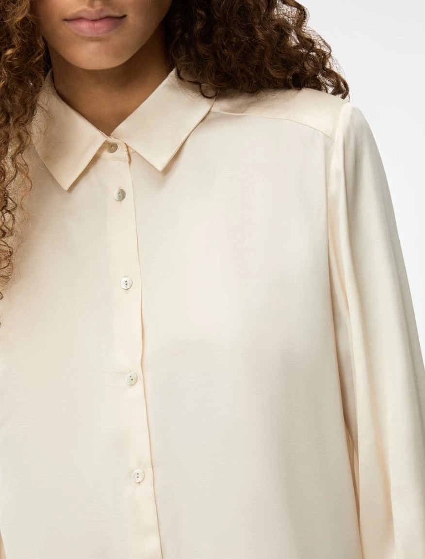 I BLUES Camicia in Raso IBLSALICE Avorio
