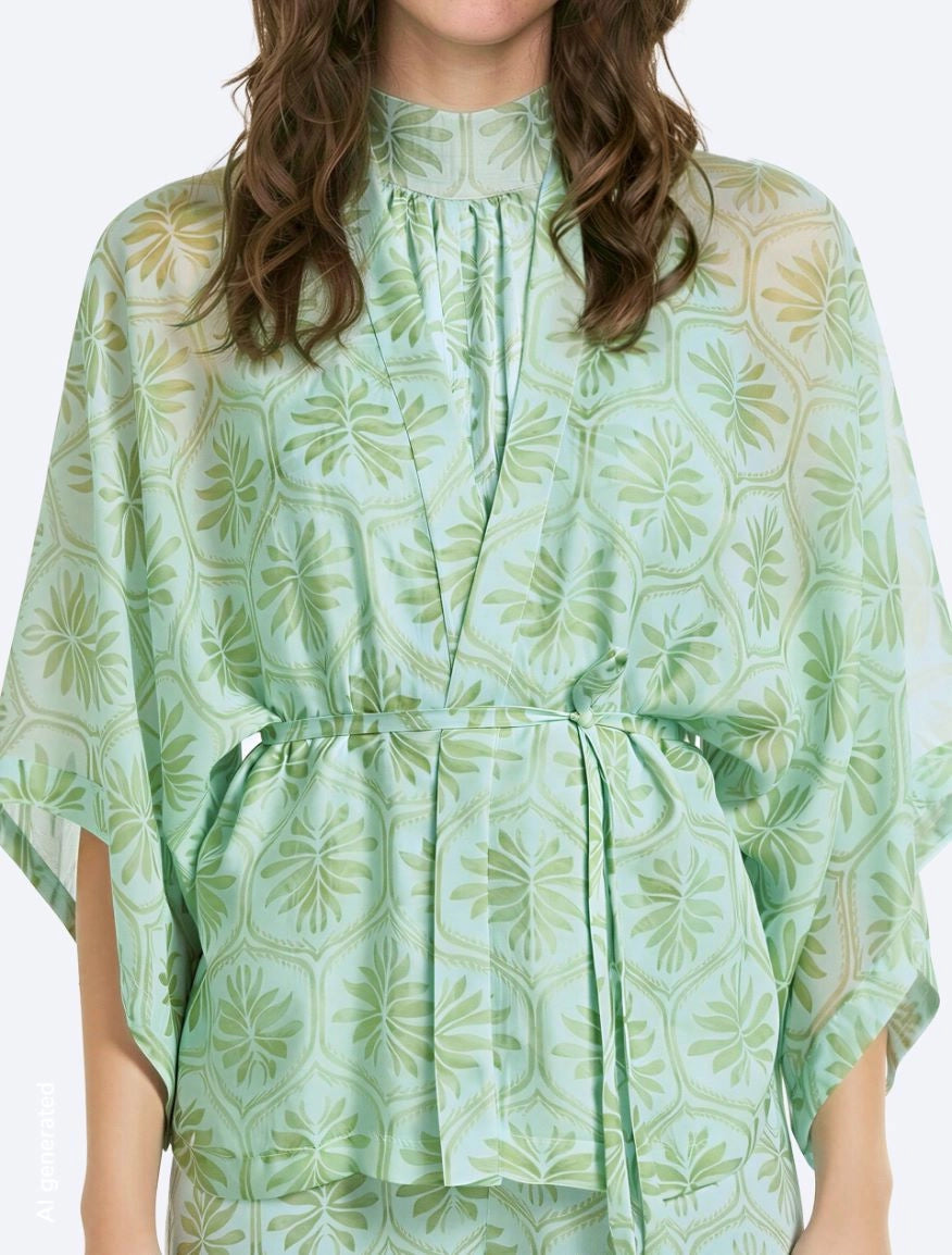 I BLUES Camicia IBLQUOTA Acquamarina