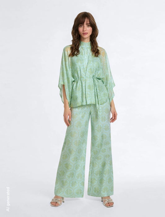 I BLUES Camicia IBLQUOTA Acquamarina