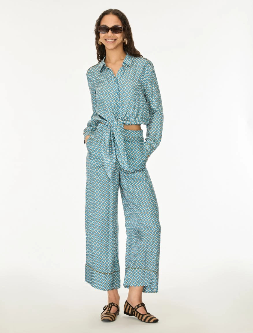 I BLUES Trousers IBLORTENSIA Anise