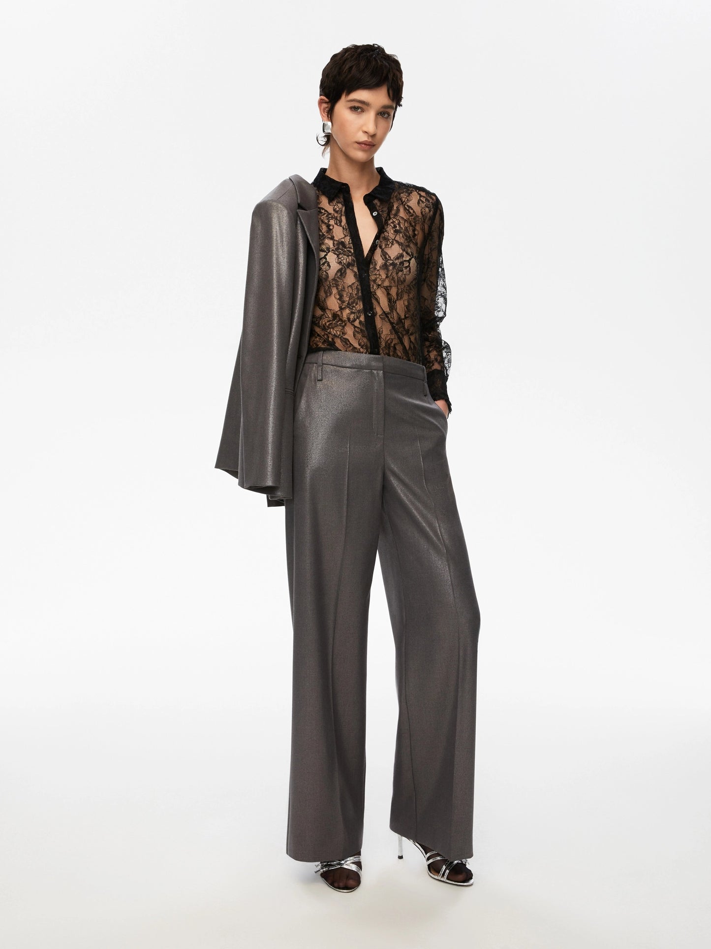 I BLUES Pantaloni Donna ARNES Grigio