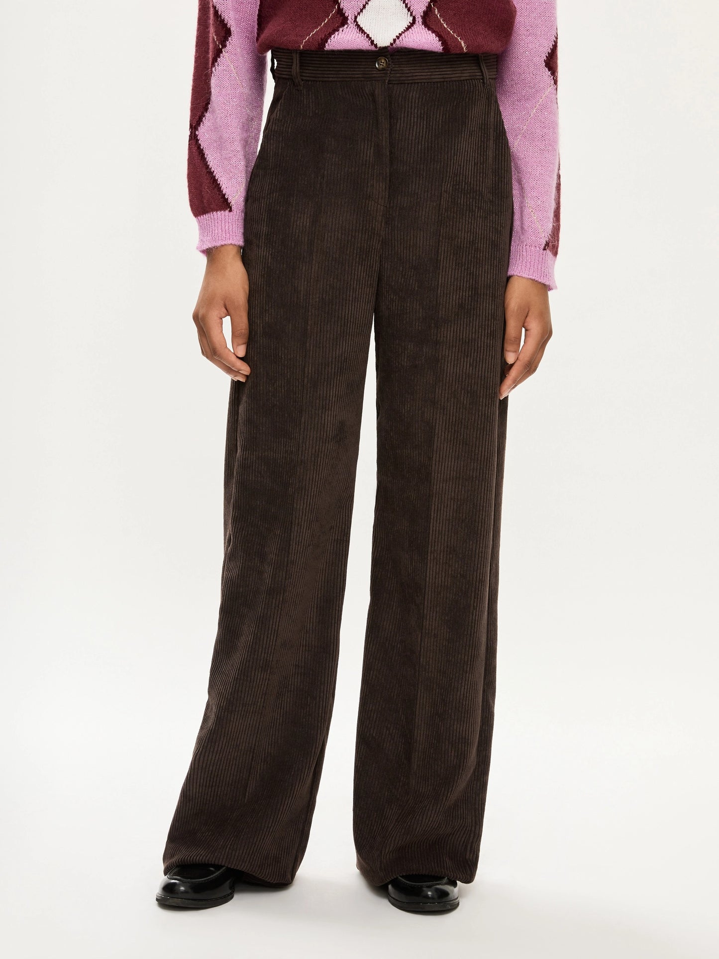 I BLUES Women's Trillo Trousers Brown