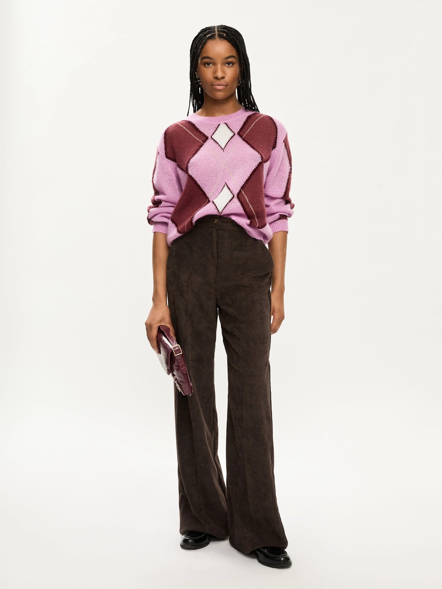 I BLUES Women's Trillo Trousers Brown