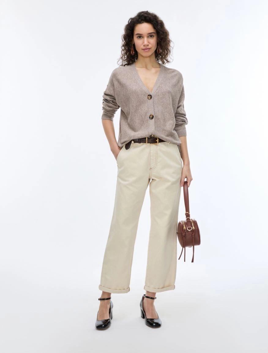I BLUES Pantaloni Donna IBLSTAFFA Avorio
