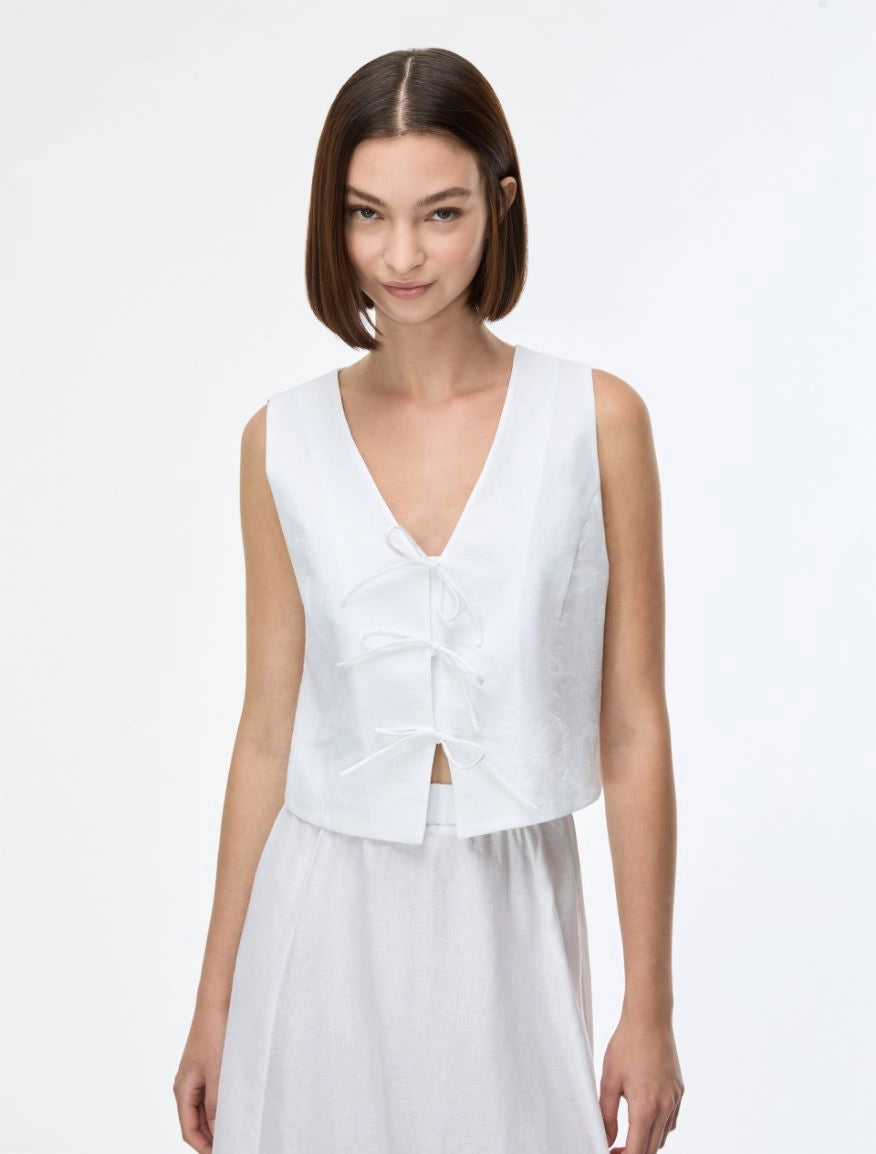 I BLUES Gilet IBLVETTURA Bianco