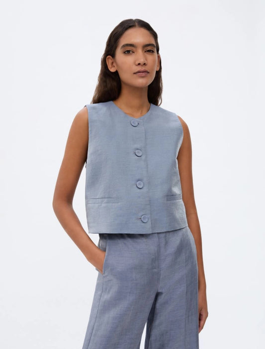 I BLUES Gilet IBLALBERO Azzurro