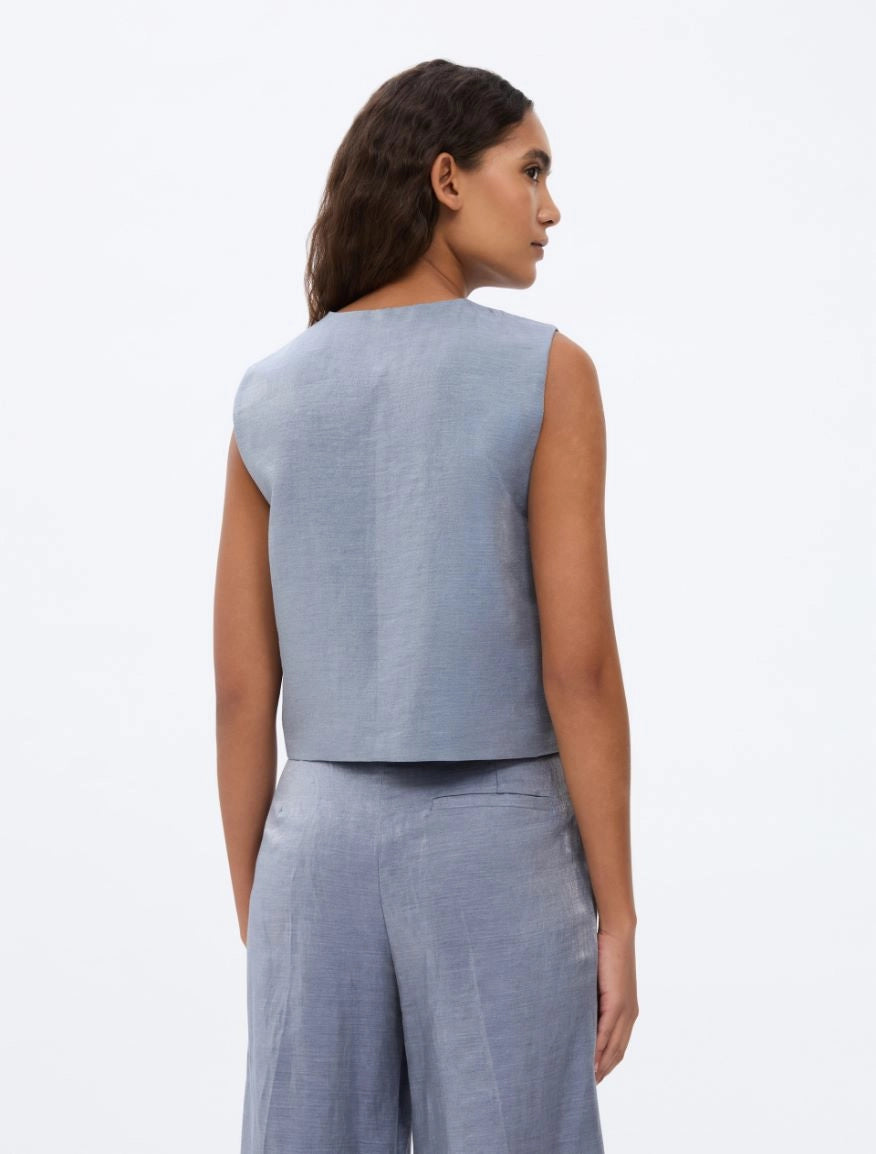 I BLUES Gilet IBLALBERO Azzurro