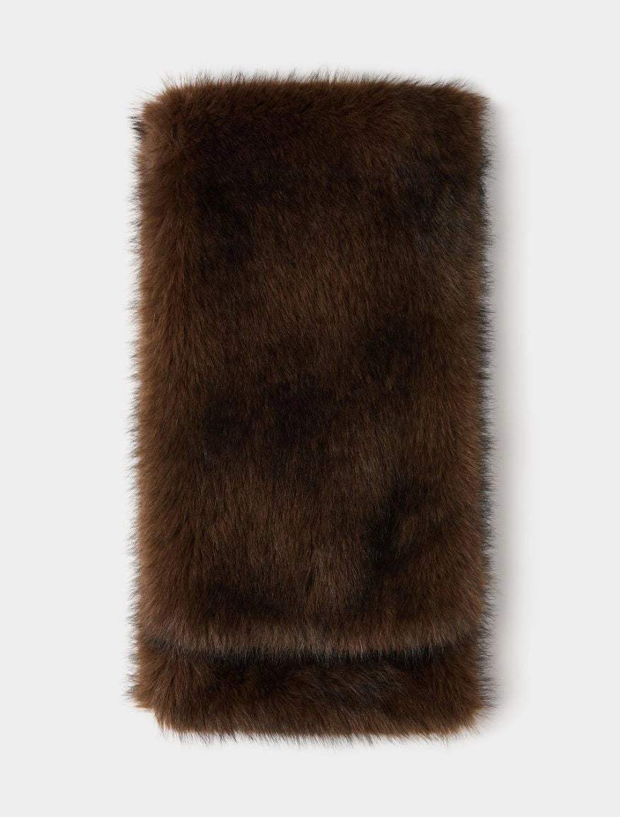 I BLUES Stola Donna Fluffy IBLACINO Marrone
