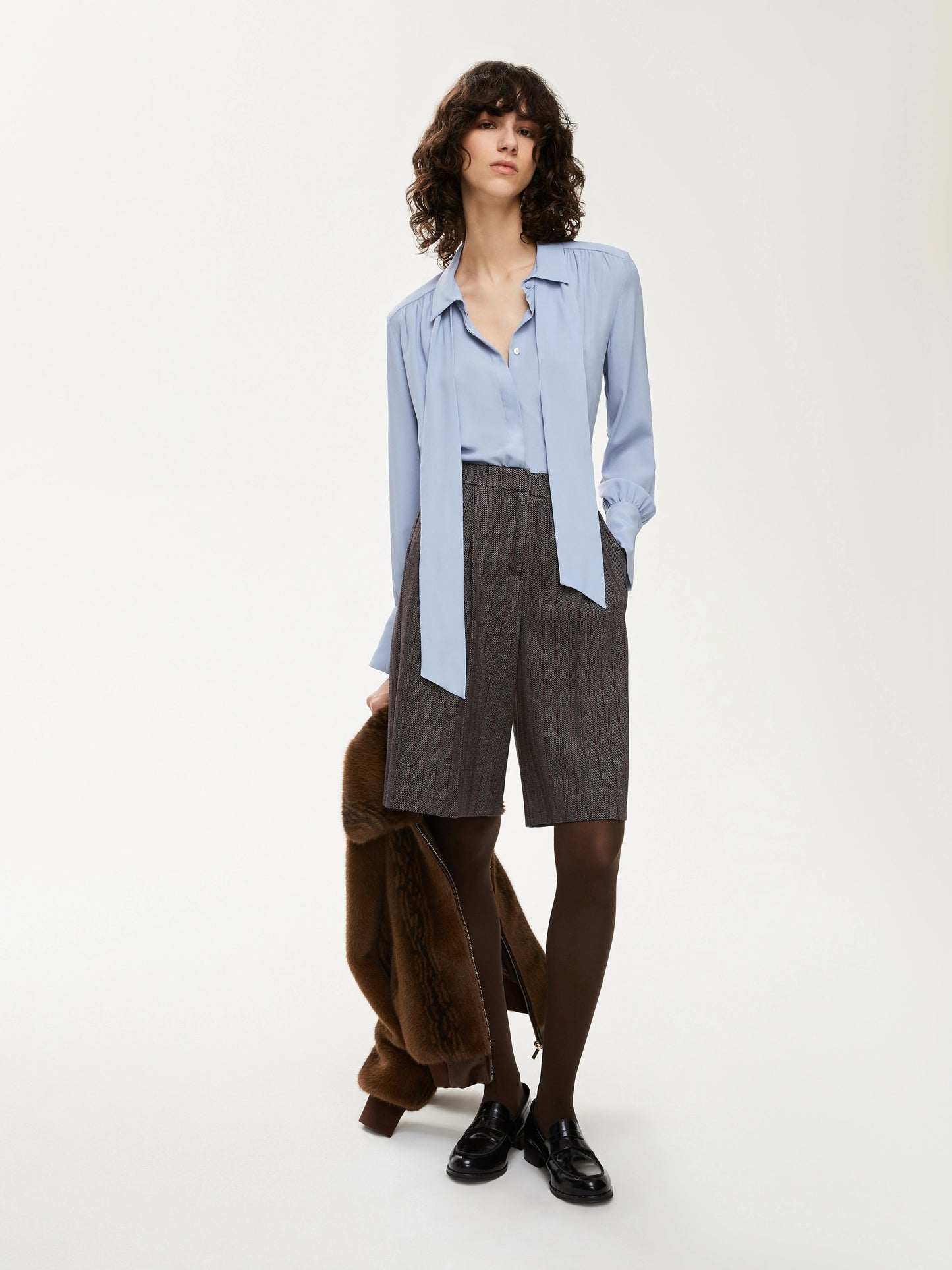 I BLUES Pantaloni Bermuda Donna ANGELO Marrone