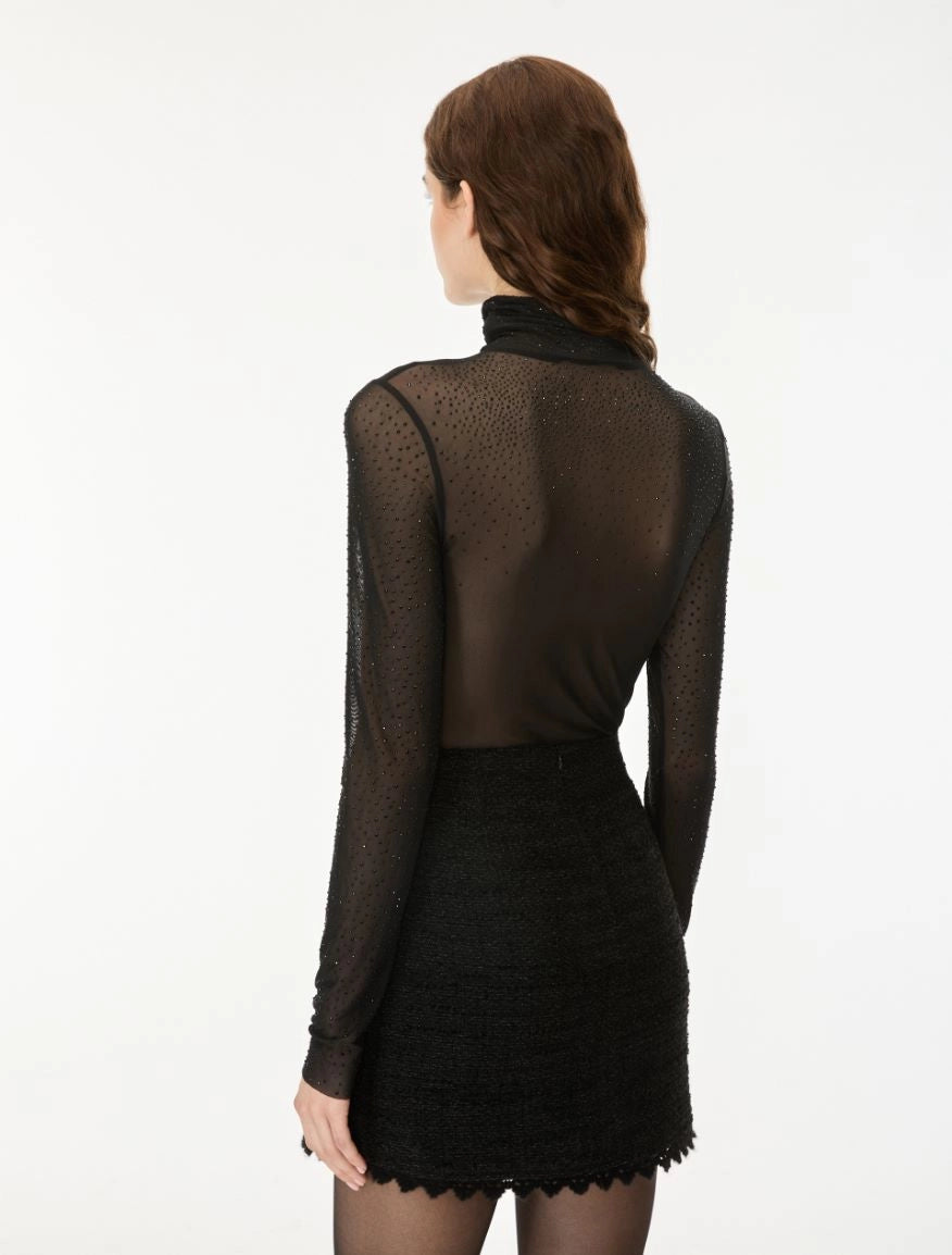 I BLUES Maglia Donna con strass IBLFERVIDA Nero