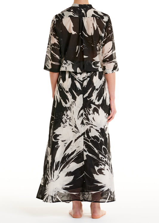 ALESSIA SANTI Abito in cotone stampato 611SD15037 Fiore