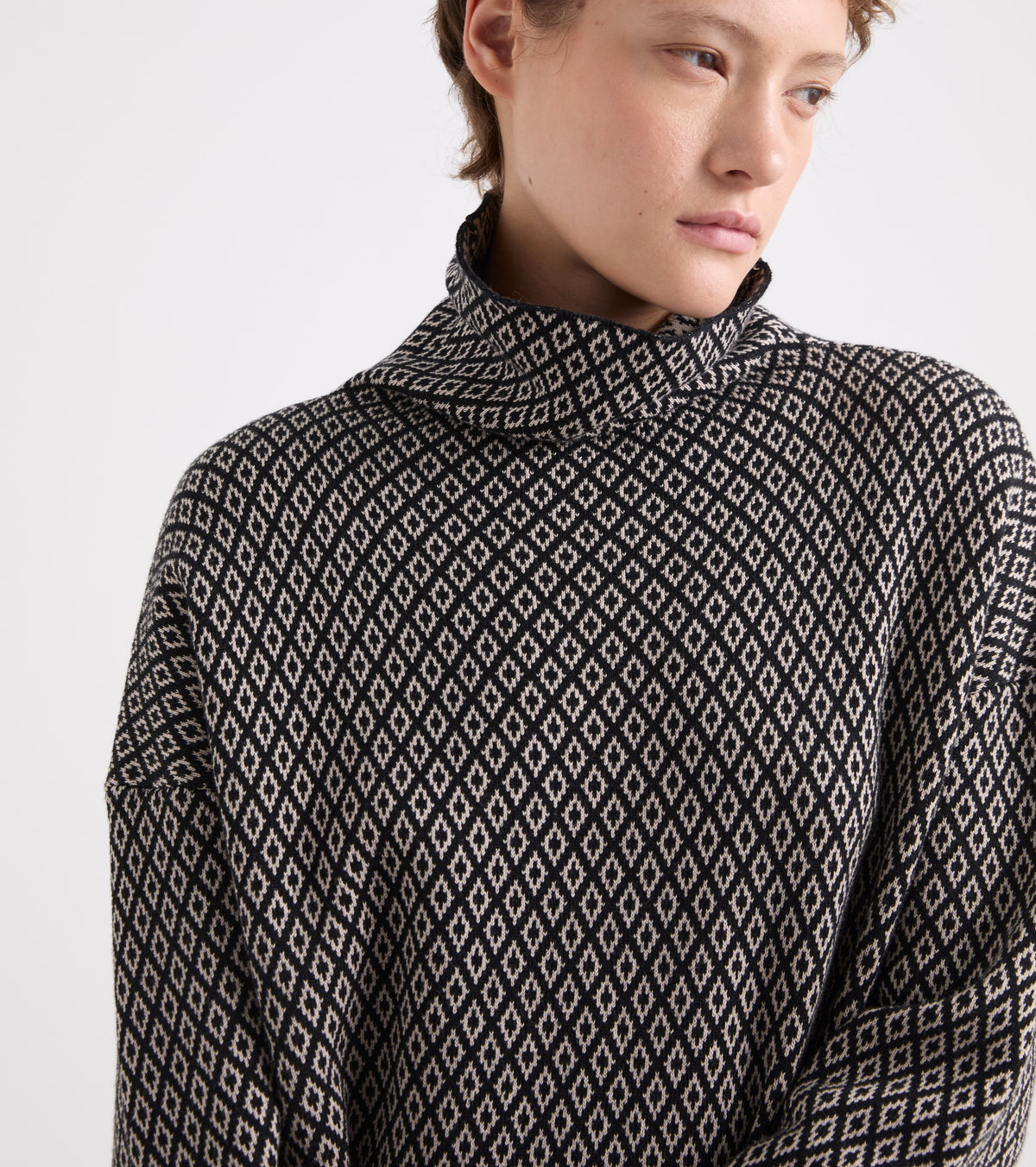 ALESSIA SANTI Abito in maglia  621SD13005 Nero Beige