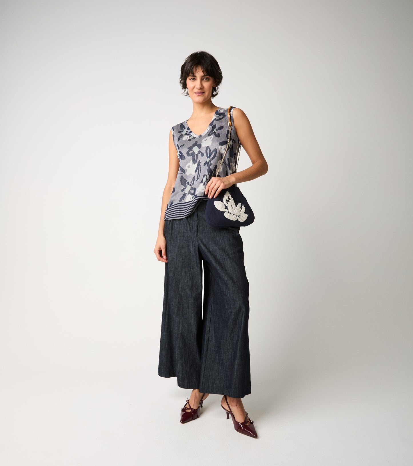 ALESSIA SANTI Canotta 611SD53013 Grigio