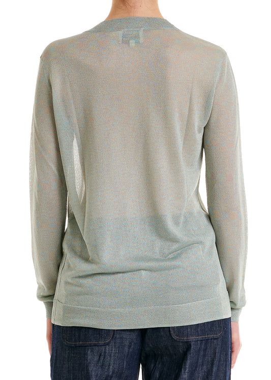 ALESSIA SANTI Cardigan in Maglia 611SD53014 Verde