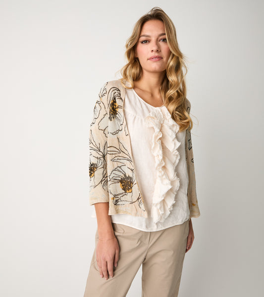 ALESSIA SANTI Cardigan in Maglia 611SD53030 Fiori