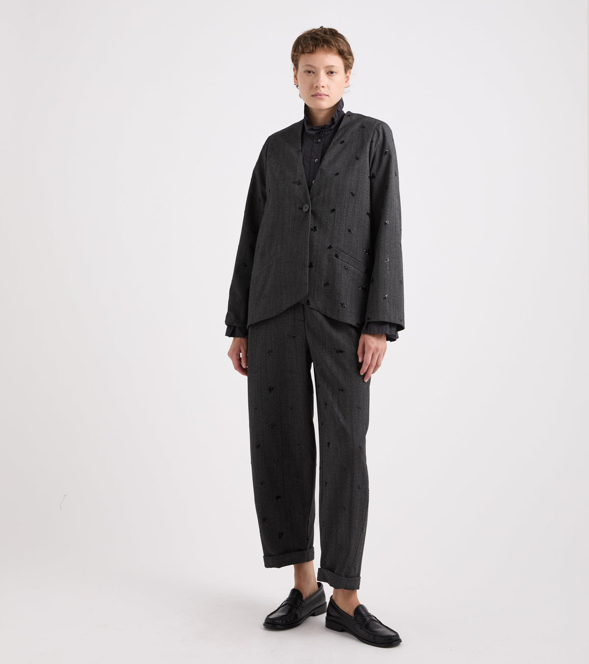 ALESSIA SANTI Giacca Stretch con Paillettes 621SD35006 Sale Pepe