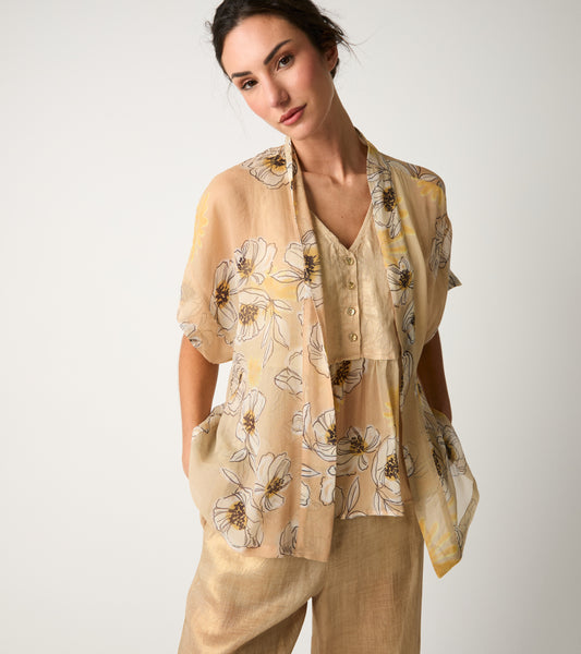 ALESSIA SANTI Kimono 611SD35034 Pesca